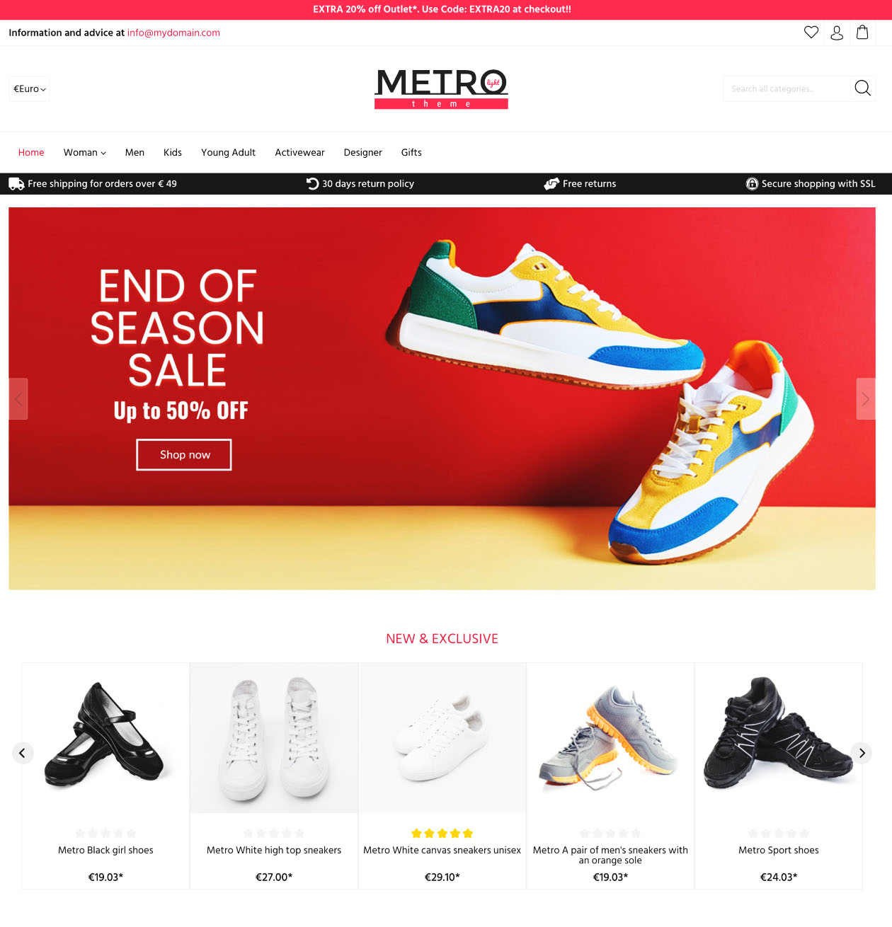 The MetroLight Responsive Theme